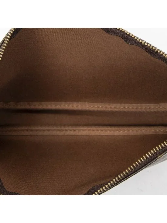 Louis Vuitton Pochette Brown Monogram Canvas Shoulder Bag - Picture 9 of 10